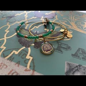 Alex and ani sand dollar set